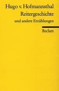 Reitergeschichte und andere Erzählungen - Von Hofmannsthal Hugo