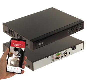 Rejestrator 8 Kanałowy Bcs-V-Nvr0802-4K Linia View Na 8 Kamer Ip Do 12Mpx 2X8Tb - BCS