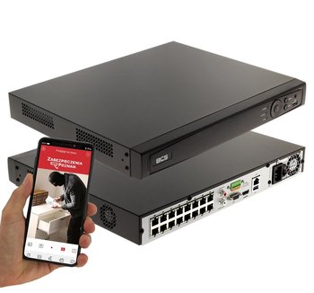 Rejestrator Bcs-V-Nvr1602-4K-16P View Na 16 Kamer Ip Do 12Mpx Switch Poe - BCS