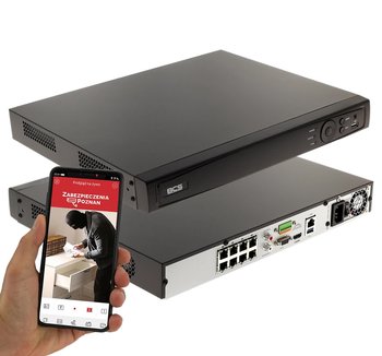Rejestrator Kamer Ip Bcs-V-Nvr0802-4Ke-8P View 8 Kamer Poe Do 8Mpx 2X6Tb - BCS