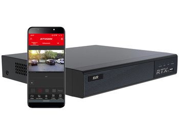 Rejestrator Sieciowy RTX NVR 9 Kanałów do 8Mpx Aplikacja P2P Podgląd Zdalny - RTX