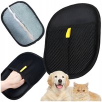 RĘKAWICA DO USUWANIA ZBIERANIA SIERŚCI ZWIERZĄT PSA KOTA Z KANAPY UBRAŃ