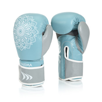Rękawice bokserskie MANDALA Blue/Grey 10 oz - Yakimasport
