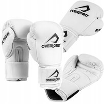 Rękawice Bokserskie Treningowe Overlord Rage Białe R. 14Oz