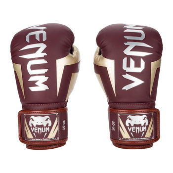 Rękawice bokserskie Venum Elite burgundy/gold 16 oz - Venum