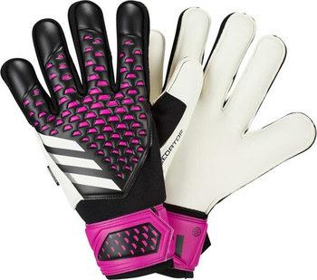 Rękawice bramkarskie adidas Predator Match Fingersave czarno-różowe HN3340-9 - Adidas