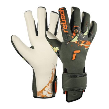 Rękawice bramkarskie Reusch Pure Contact Gold X Adaptive Flex zielone 5370015-5556 - Reusch