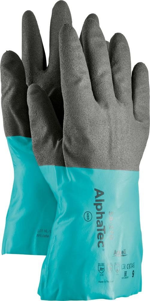 Ansell AlphaTec 58-270 Guanti In Nitrile Resistenza Chimiche