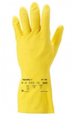 Guanti Da Lavoro Ansell AlphaTec 87-190 Extra Sottili - 12 Paia Taglia S - Foto 7