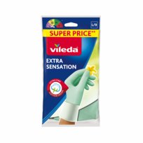 Rękawice gumowe VILEDA Extra Sensation rozmiar L