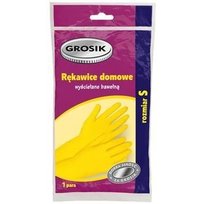 Rękawice Kuchenne Domowe Ogrodowe Lateksowe Grosik Rozmiar S
