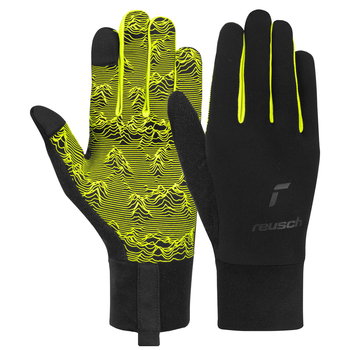 Rękawice multifunkcyjne Reusch Liam Touch-Tec 7752 czarno-żółty - 11 - Reusch
