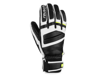 Rękawice Reusch Master Pro Black White Safety Yellow 2023 - Reusch