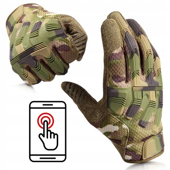 Rękawice TAKTYCZNE Dotykowe Survival Bojowe Wojskowe MORO M - Inna marka