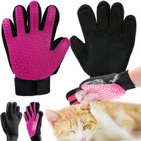 Rękawiczka Szczotka Do Wyczesywania Sierści Drapania Mycia Masażu Psa Kota