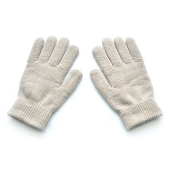 Rękawiczki Akrylowe Ciepłe Dotyk 20Cm Beżowe R01 - Inna marka