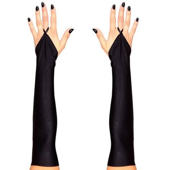 Rękawiczki Czarne Długie - Widmann