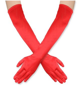 Rękawiczki Czerwone 60 Cm - Imchex
