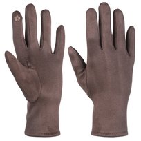 RĘKAWICZKI DAMSKIE GŁADKIE PIĘCIOPALCZASTE MODNE KLASYCZNE NA ZIMĘ MORAJ