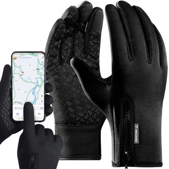 Rękawiczki dotykowe zimowe do biegania smartfona trizand - Trizand
