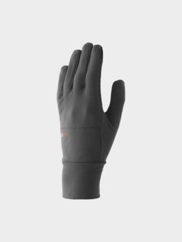 Rękawiczki dzianinowe Touch Screen uniseks 4F 4FWAW24AGLOU082-25S Szary - 4F