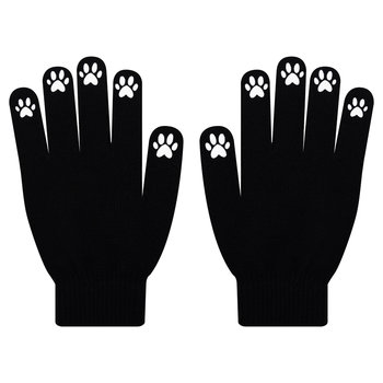 Rękawiczki, Kotter Xmas, Łapki Kota, Czarny - Empik