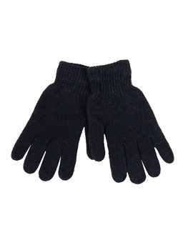 Rękawiczki Męskie Wełniane Czarne 27 Cm - YoClub