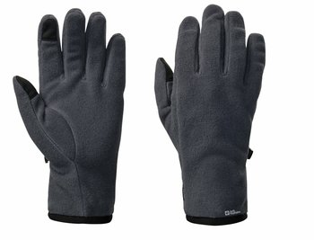 Rękawiczki Polarowe Jack Wolfskin Kaskaden Glove Ebony L - Jack Wolfskin