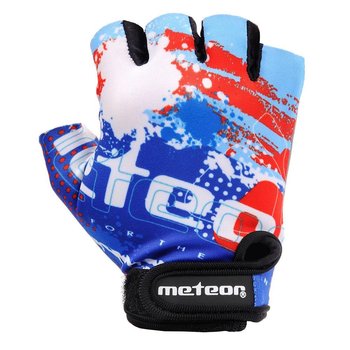 Rękawiczki Rowerowe Meteor Kids Xs Map Blue - Meteor