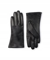 Rękawiczki Skórzane Damskie Czarne Gładkie Rozmiar L PUCCINI D1001(8) 1