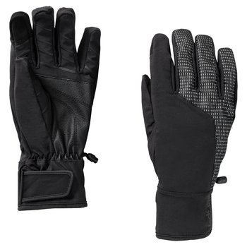 Rękawiczki Softshell Night Hawk Gloves Black M - Jack Wolfskin