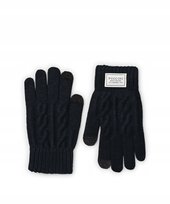 Rękawiczki Zimowe Damskie Męskie Dotykowe Do Telefonu Puccini Czarne