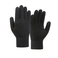 Rękawiczki zimowe dotykowe - czarne