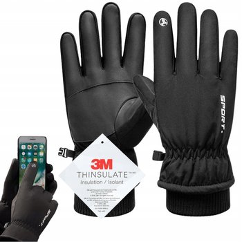 Rękawiczki Zimowe Męskie Dotykowe Ocieplane Termoizolacyjne 3M Ciepłe Sport Xl - Domidekor