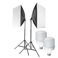 ReLed2™ Podwójny zestaw LED z softboksami 40x40