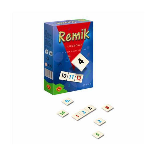 Remik liczbowy mini, gra edukacyjna, Alexander