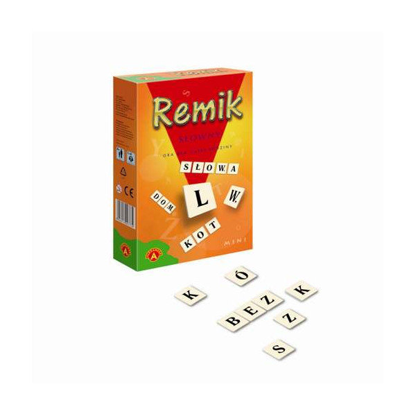 Remik słowny mini, gra edukacyjna, Alexander