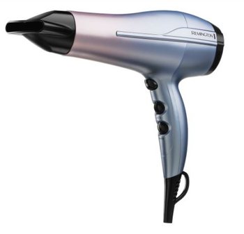 Remington, Suszarka do włosów, Mineral Glow D5408, fioletowo-niebieska - Remington