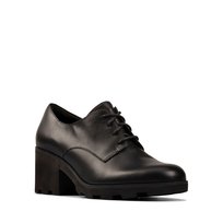 Rene Lace [black leather] - rozmiar 41 Clarks