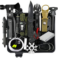 RENEW FORCE Survivalowy Zestaw Wojskowy Przeżycia Przetrwania Multitool W Etui 62w1 XXL SRV-62 Renew Force
