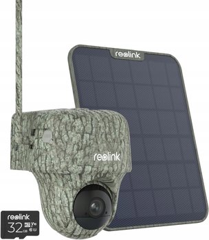 Reolink 4K Kamera 4G LTE do Monitoringu Karta microSD 32G Panel solarny - Reolink