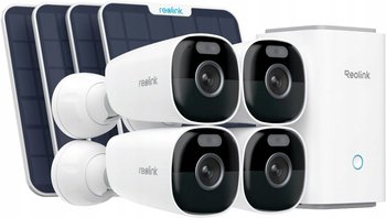 Reolink Home Hub Argus Eco Pro +SP 4x Kamera monitoringowa z panelami - Reolink