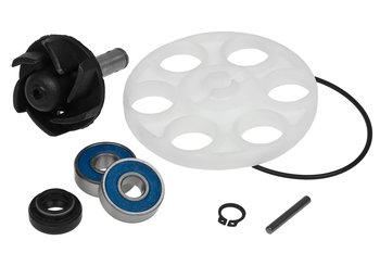 Reperaturka / zestaw naprawczy pompy wody RMS z kołem napędu, Minarelli LC - Aprilia / Beta / Malaguti / MBK / Yamaha - RMS