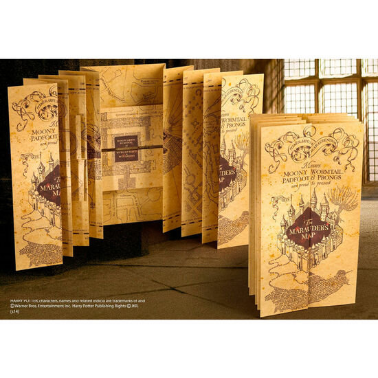Noble Collection Replica Mapa Merodeador Harry Potter