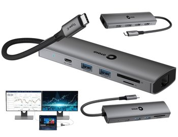 Replikator Portów do Ultabooka USB-C PD 100W 4xUSB 3.0 2.0 2xHDMI RJ45 VGA - Inny producent