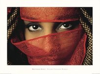 Reprodukcja Afgańska dziewczyna Czarne Oczy plakat 80x60 cm Art Group