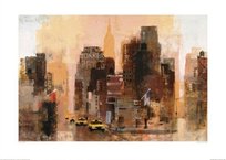 Reprodukcja Colin Ruffell New Yorker Cabs Plakaty na ścianę 70x50 cm Art Group