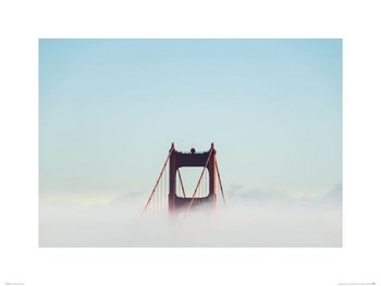 Reprodukcja NICE WALL Golden Gate, 80x60 cm - Nice Wall