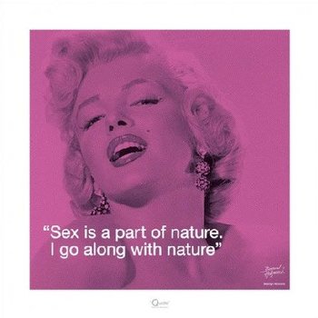 Reprodukcja PYRAMID POSTERS Marilyn Monroe (Życiowe Cytaty),  40x40 cm - Pyramid Posters