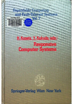 Responsive Computer Systems - Opracowanie zbiorowe | Książka w Empik
